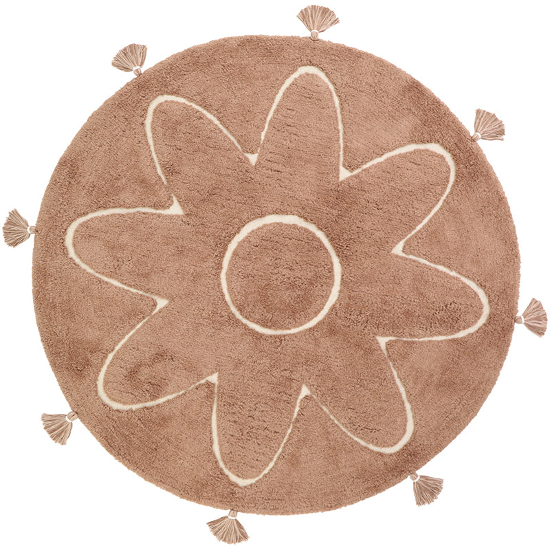 Nattiot Yva Bohemian Children's Rug with Pompoms