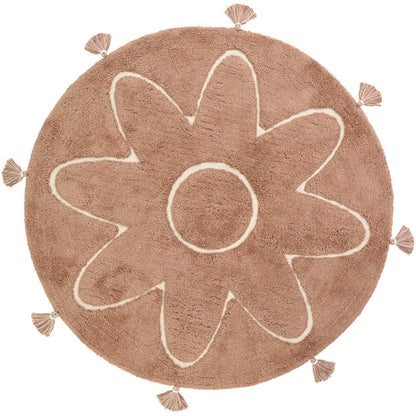 Nattiot Yva Bohemian Children's Rug with Pompoms
