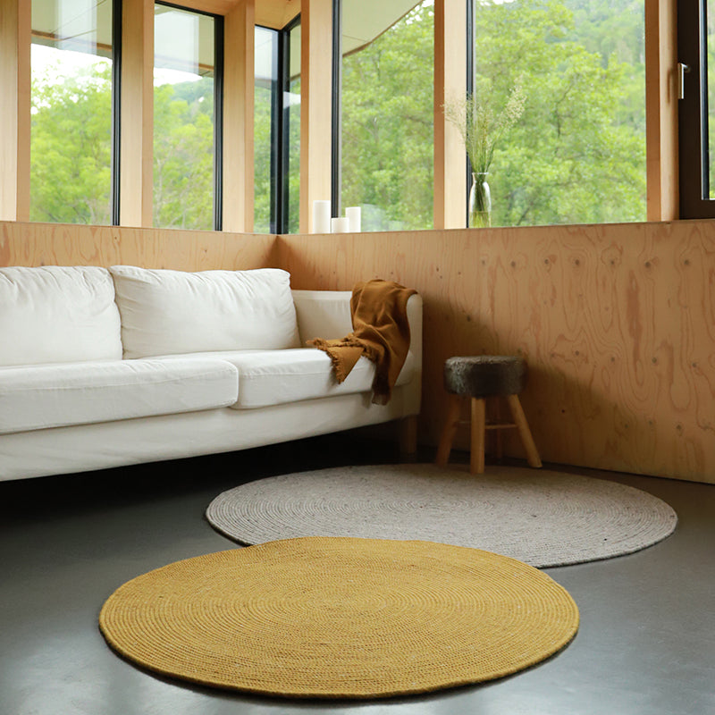 Nattiot Neethu Mango M Felted Wool Rug