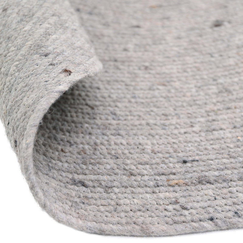 Nattiot Neethu Grey S Felted Wool Rug