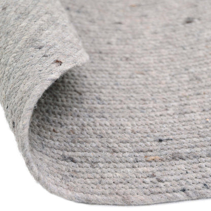 Nattiot Neethu Grey S Felted Wool Rug