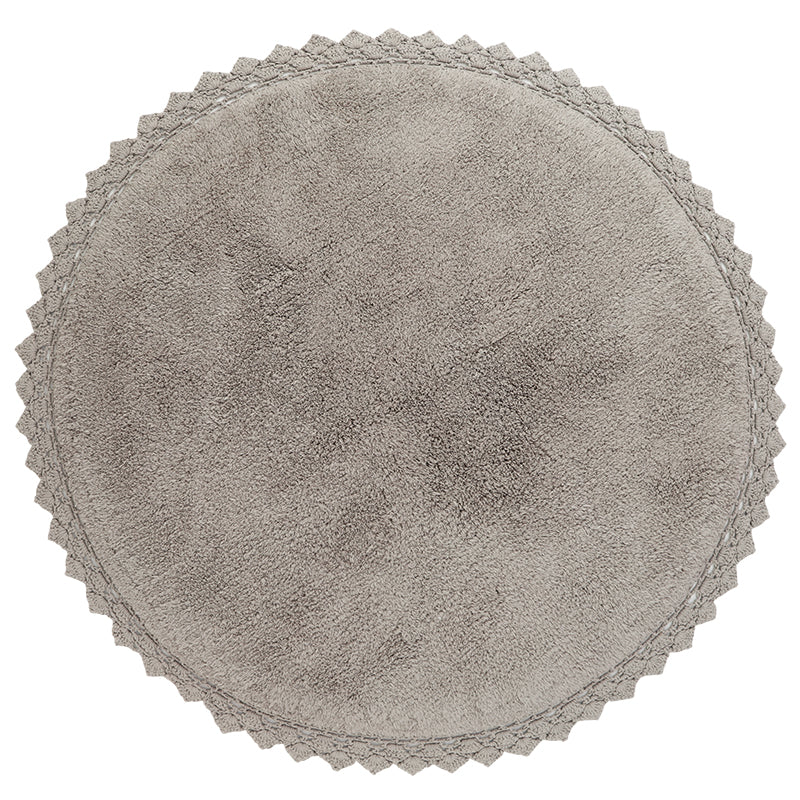 Nattiot Perla Gray Crochet Finish Rug