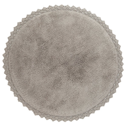 Nattiot Perla Gray Crochet Finish Rug