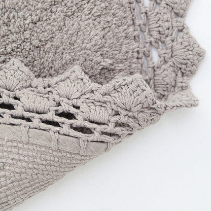 Nattiot Perla Gray Crochet Finish Rug