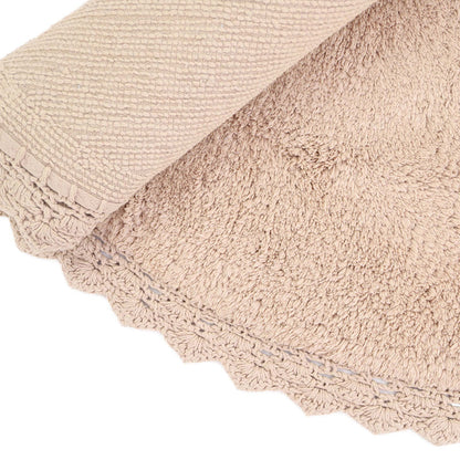 Nattiot Perla Nude Crochet Finish Rug