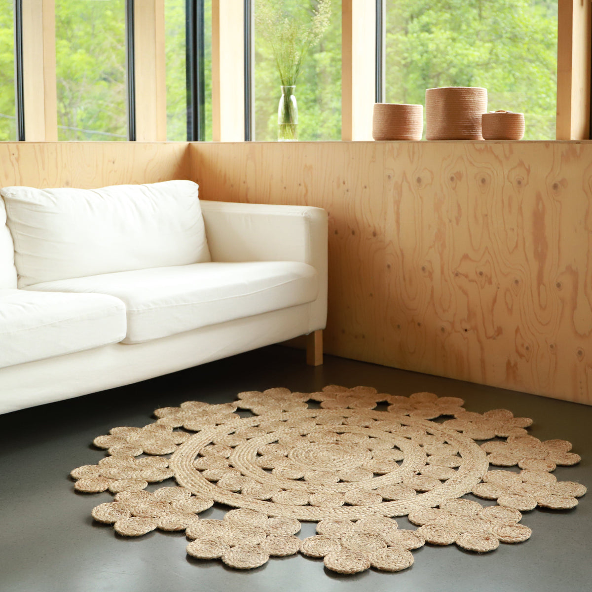 Nattiot Moora Round Original Jute Rug