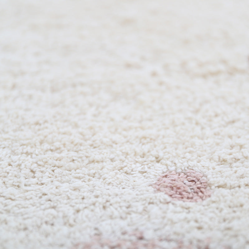 Nattiot Mallen Round Children's Rug with Polka Dots
