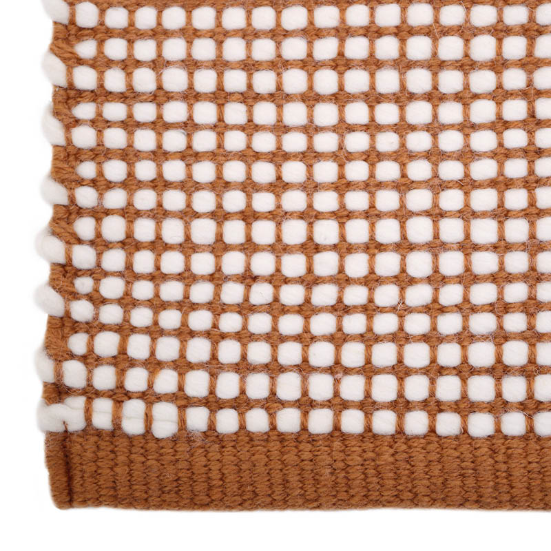 Nattiot Bergen Toffee L Contemporary Wool Rug