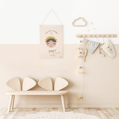 Nattiot Little Virgo Children's Wall Decoration Zodiac Sign Virgo