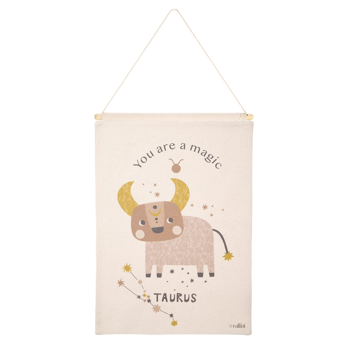 Nattiot Little Taurus Children's Wall Decoration Zodiac Sign Taurus