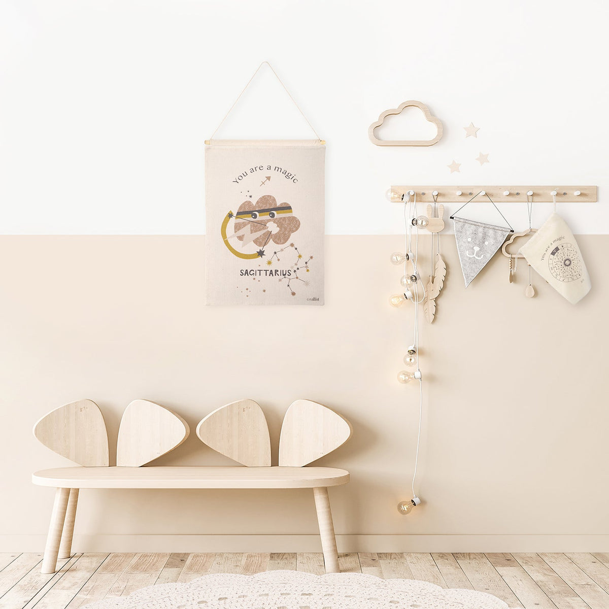 Nattiot Little Sagittarius Children's Wall Decoration Zodiac Sign Sagittarius