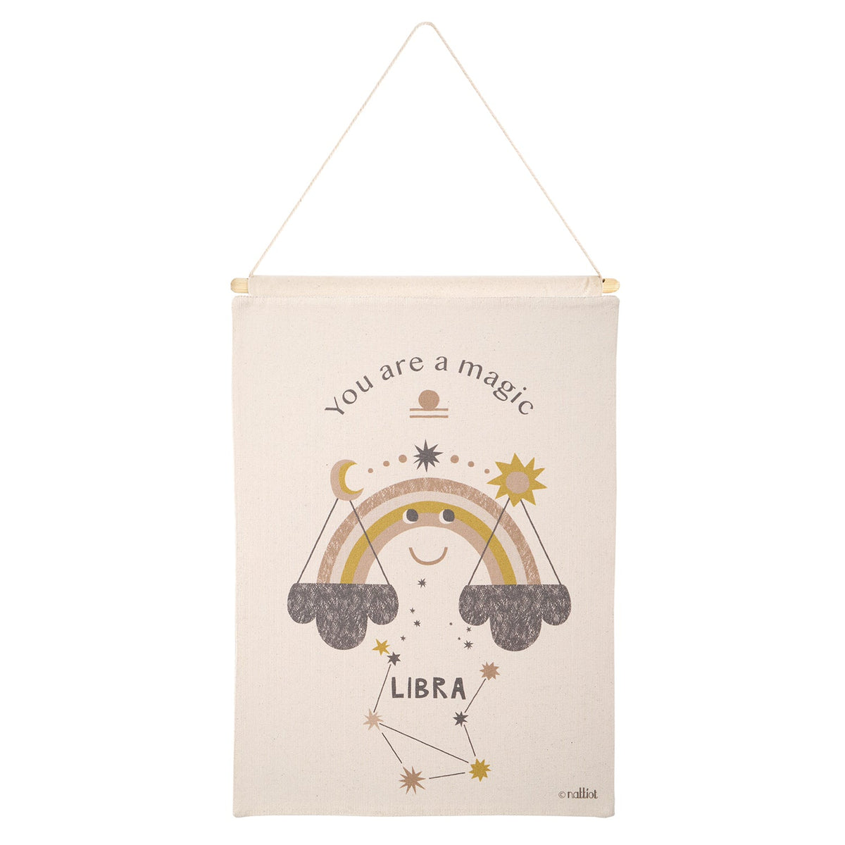 Nattiot Little Libra Children's Wall Decoration Zodiac Sign Libra