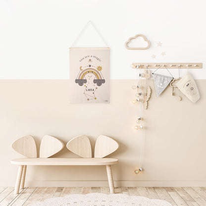 Nattiot Little Libra Children's Wall Decoration Zodiac Sign Libra
