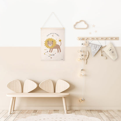 Nattiot Little Leo Children's Wall Decoration Zodiac Sign Leo