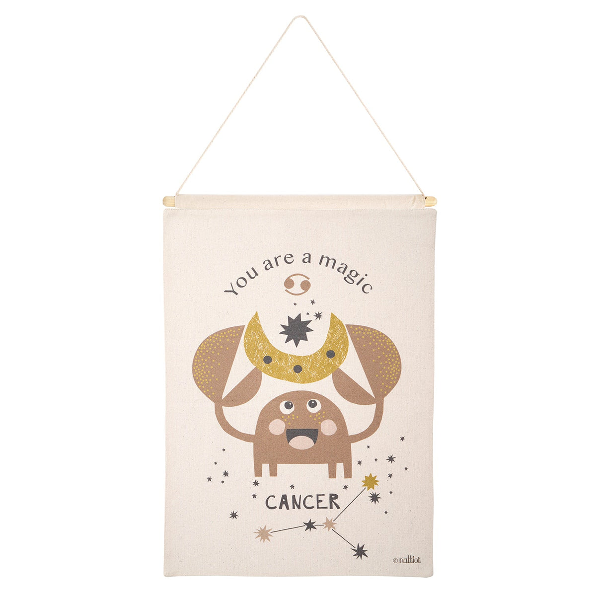 Nattiot Little Cancer Children's Wall Decoration Zodiac Sign Cancer