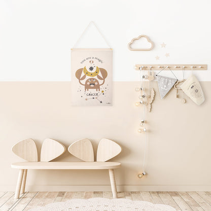 Nattiot Little Cancer Children's Wall Decoration Zodiac Sign Cancer