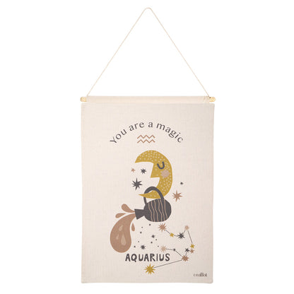 Nattiot Little Aquarius Children's Wall Decoration Zodiac Sign Aquarius