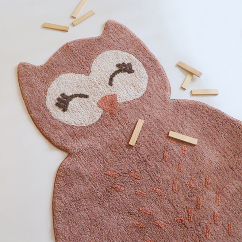 Nattiot Little Pepa Children's Rug Little Owl