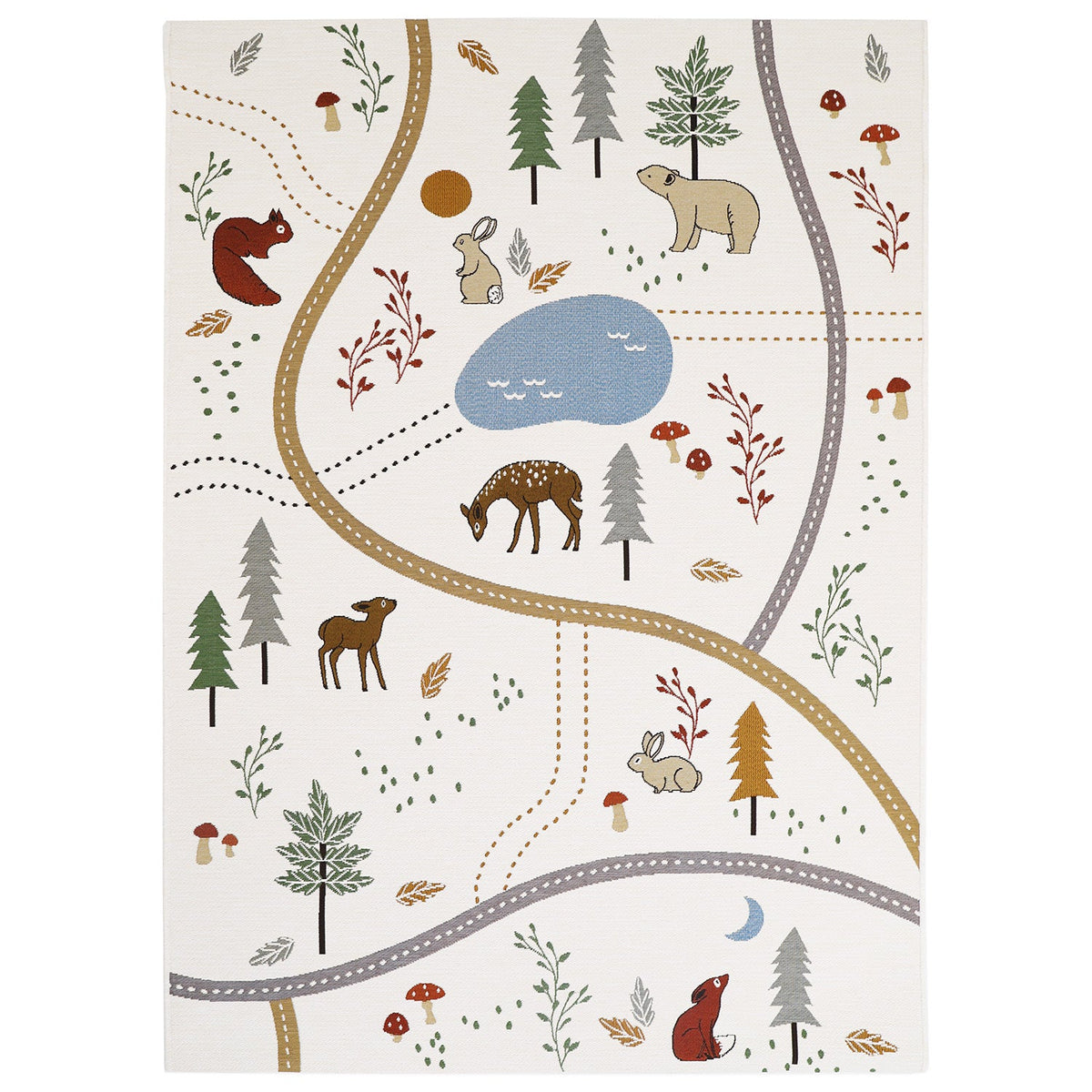 Nattiot Little Forest Indoor & Outdoor Children's Play Mat