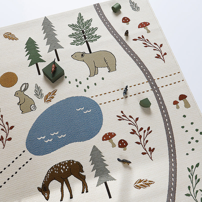 Nattiot Little Forest Indoor & Outdoor Children's Play Mat