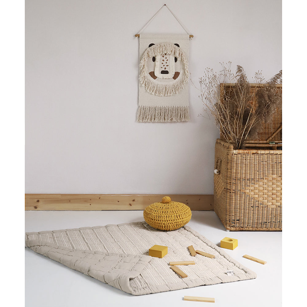Nattiot Anna Sable Lave Reversible Baby Blanket