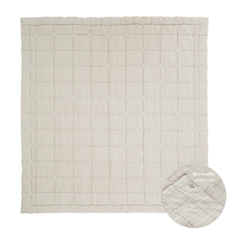 Nattiot Anna Sable Lave Reversible Baby Blanket