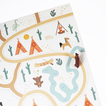 Nattiot Super Western Recyclable Vinyl Playmat