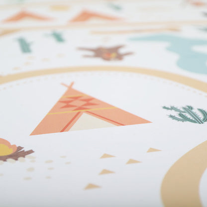 Nattiot Super Western Recyclable Vinyl Playmat