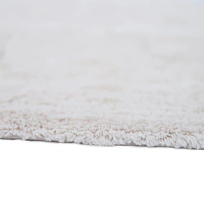 Nattiot Gentle Flora Children's Bedroom Carpet in Washable Cotton with Flowers