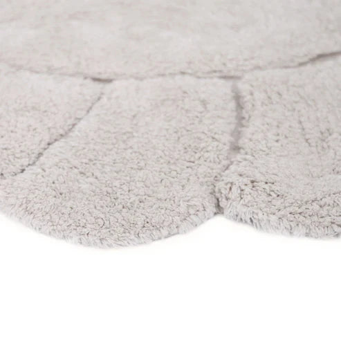 Nattiot Gabrielle Round Washable Cotton Children's Bedroom Rug with 'Petals' Finish
