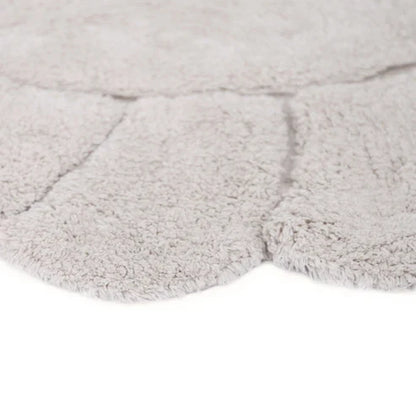 Nattiot Gabrielle Round Washable Cotton Children's Bedroom Rug with 'Petals' Finish