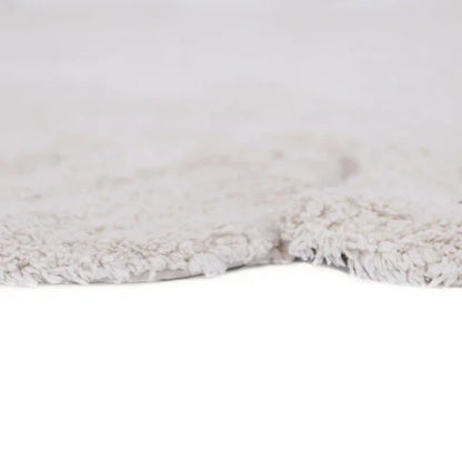 Nattiot Gabrielle Round Washable Cotton Children's Bedroom Rug with 'Petals' Finish