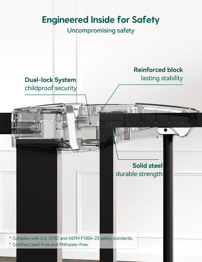 Babelio PressGuard P7 | Expandable Pressure-Mounted Baby Gate