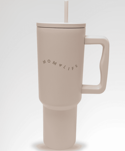 Sunflower Motherhood Mom Life Tumbler - 40oz Insulated Tumbler