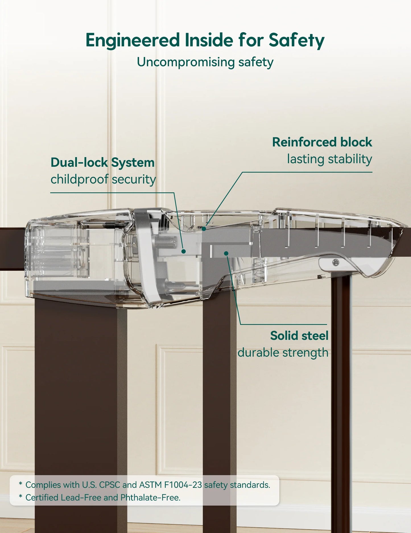 Babelio PressGuard C5&P7 | Versatile Baby Safety Gate