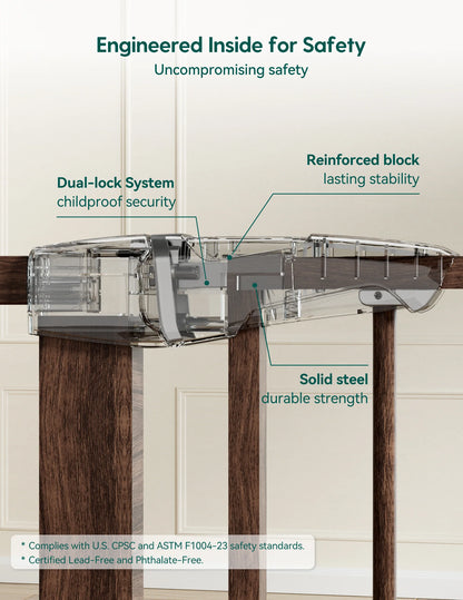 Babelio PressGuard C5&P7 | Versatile Baby Safety Gate