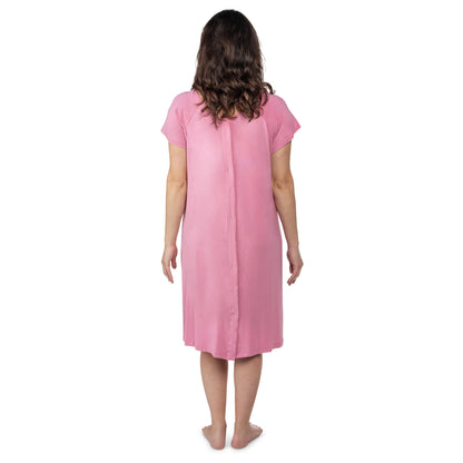 Three Little Tots Rose Mommy Labor and Delivery Nursing Hospital Gown