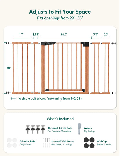 Babelio PressGuard C5&P7 | Versatile Baby Safety Gate