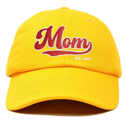 Varsity Mom Embroidered Cotton Hat