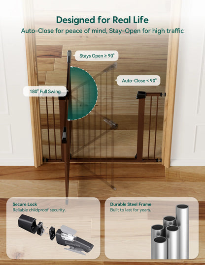 Babelio PressGuard C5&P7 | Versatile Baby Safety Gate