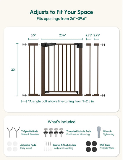 Babelio PressGuard C5&P7 | Versatile Baby Safety Gate