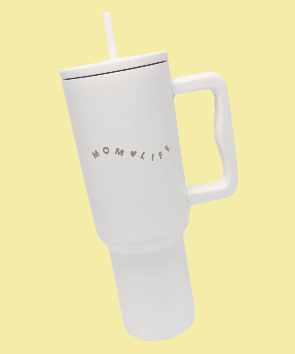 Sunflower Motherhood Mom Life Tumbler - 40oz Insulated Tumbler