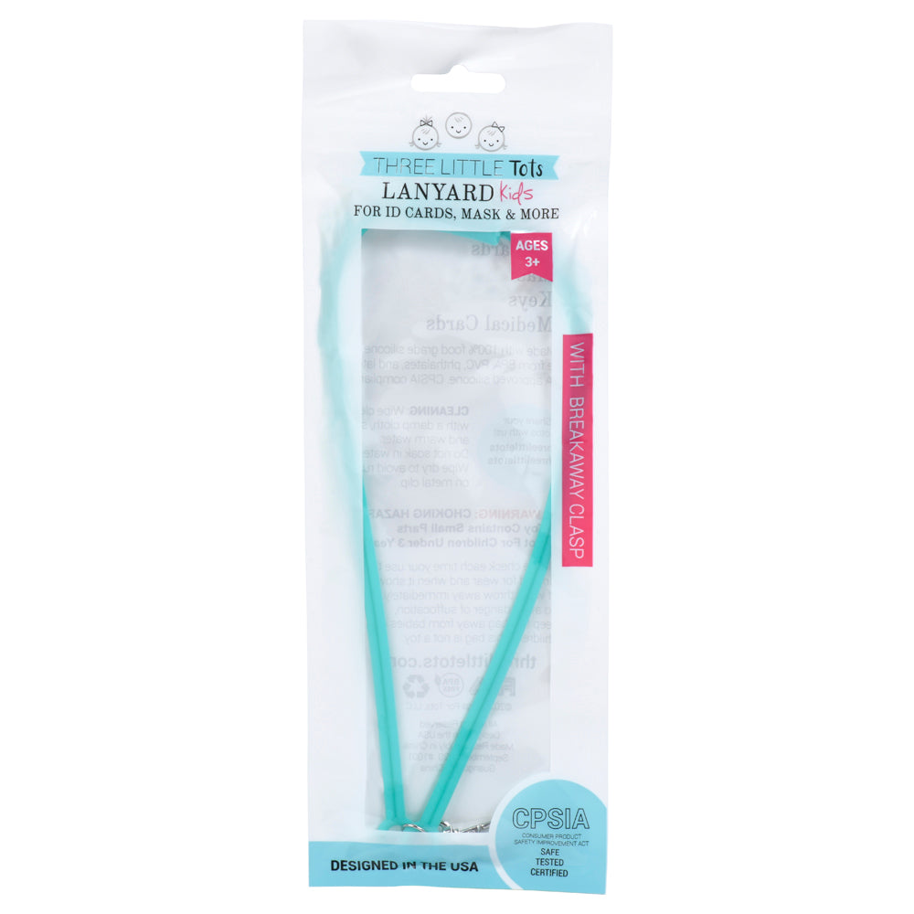 Three Little Tots Silicone Lanyard for Kids – Safety Breakaway Lanyard