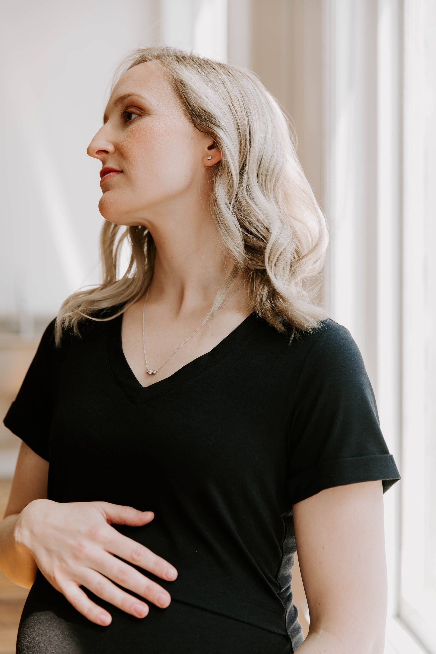 MLM Brand Everyday Breastfeeding Dress - Black