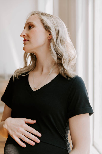 MLM Brand Everyday Breastfeeding Dress - Black