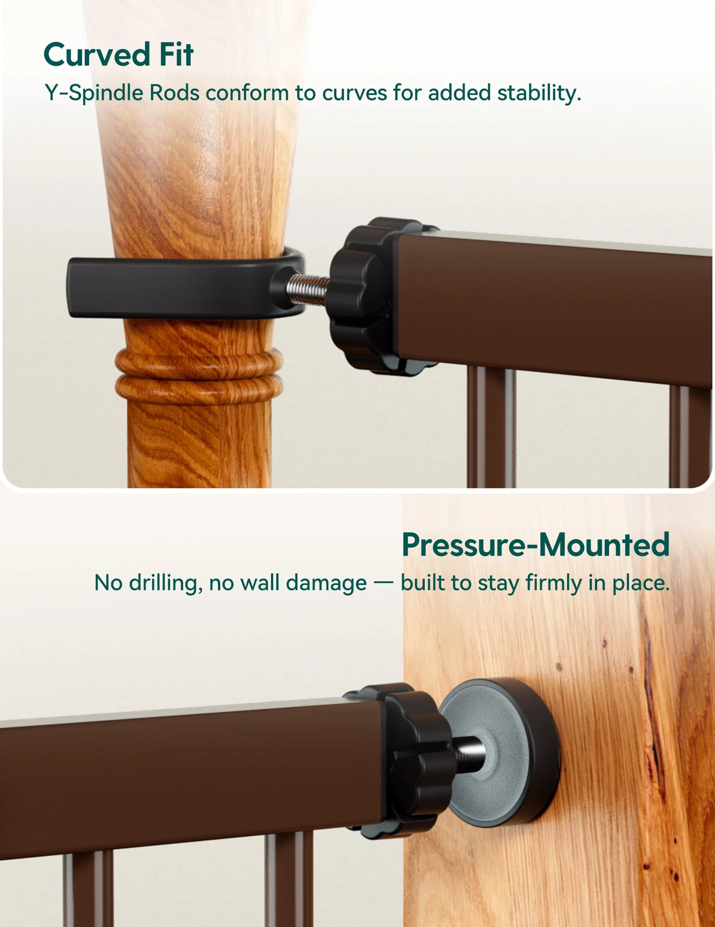 Babelio PressGuard C5&P7 | Versatile Baby Safety Gate