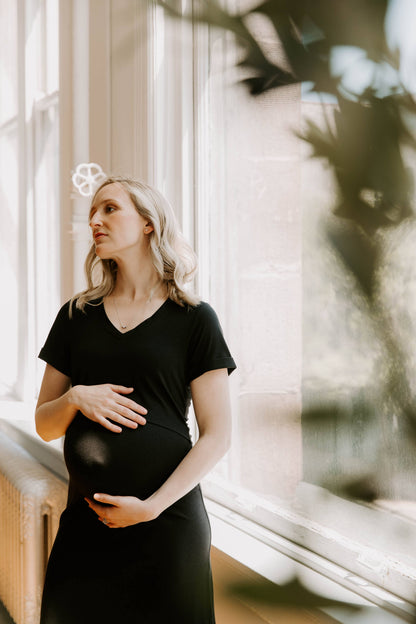 MLM Brand Everyday Breastfeeding Dress - Black