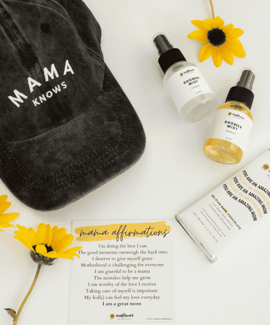 Sunflower Motherhood Postpartum Survival Bundle - Essentials for the Fourth Trimester