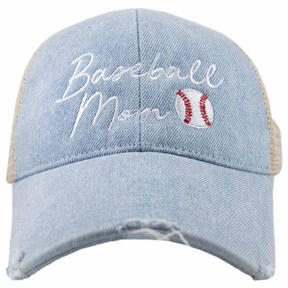 Baseball Mom Mother’s Day Women's Denim Trucker Hat
