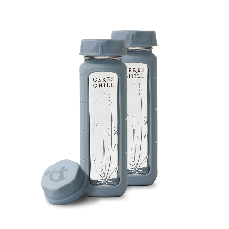 Ceres Chill Bloom Glass Baby Bottle